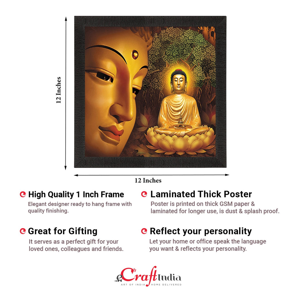 Laughing Buddha Design Satin Matt Texture UV Art Painting Kafalo