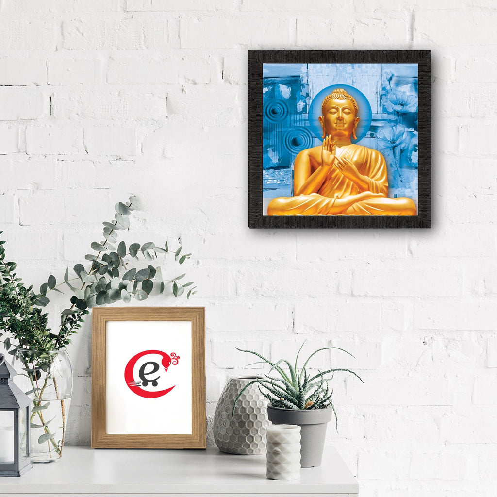 Lord Buddha Painting Digital Printed Religious Wall Art Kafalo