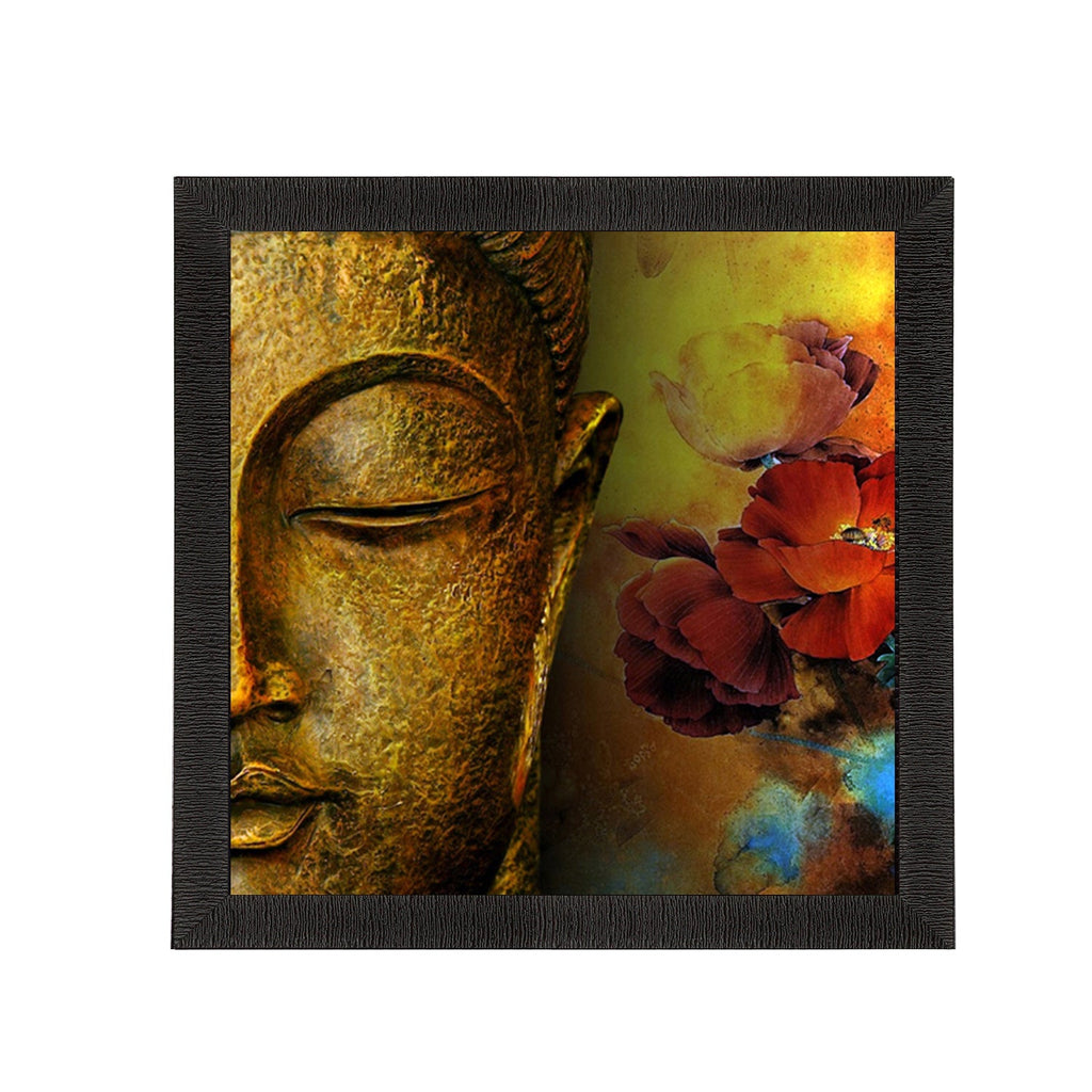 Lord Buddha Painting Digital Printed Religious Wall Art Kafalo