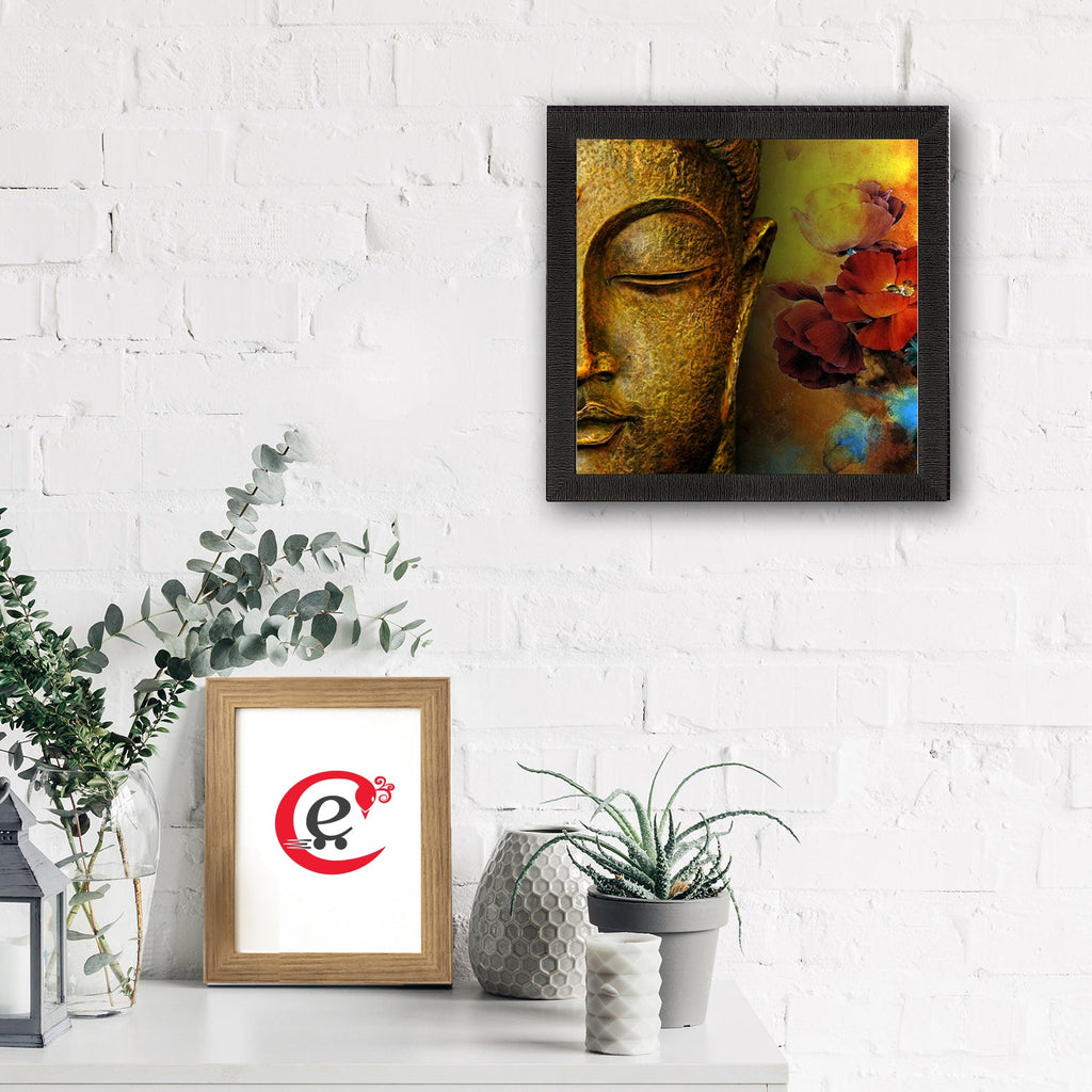Lord Buddha Painting Digital Printed Religious Wall Art Kafalo