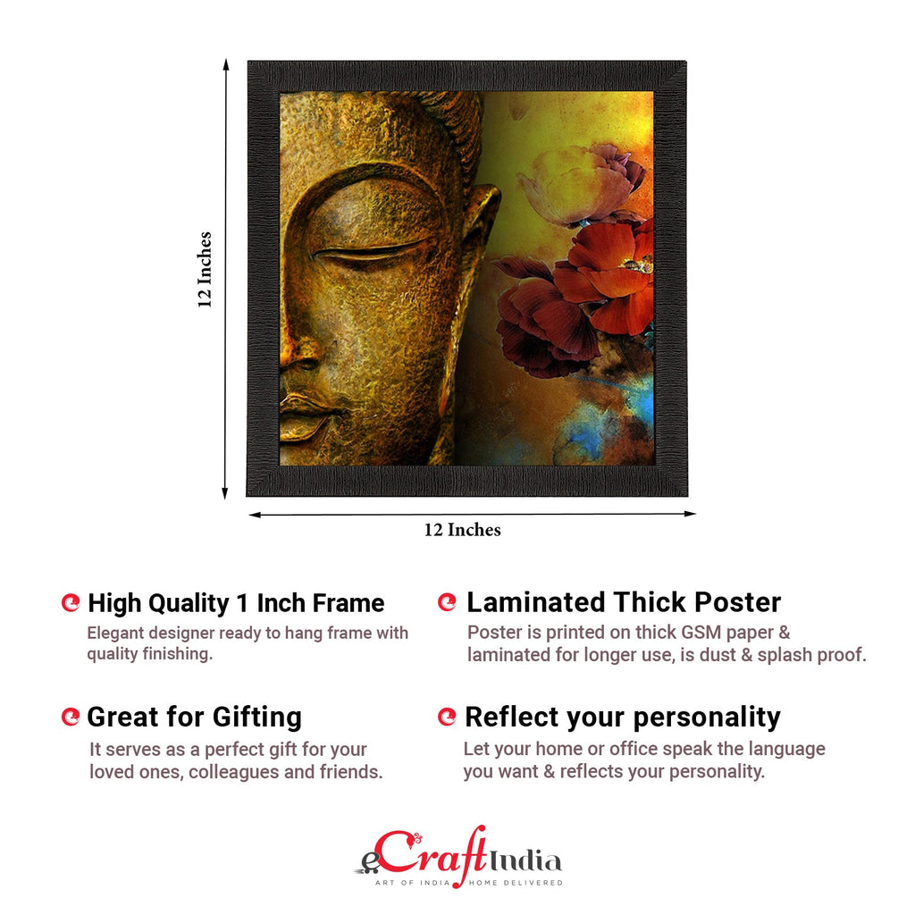 Lord Buddha Painting Digital Printed Religious Wall Art Kafalo