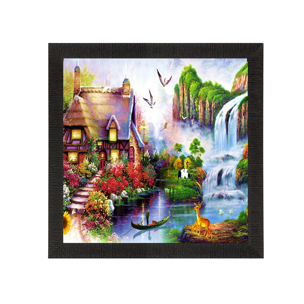 Scenery View Matt Textured UV Art Painting Kafalo