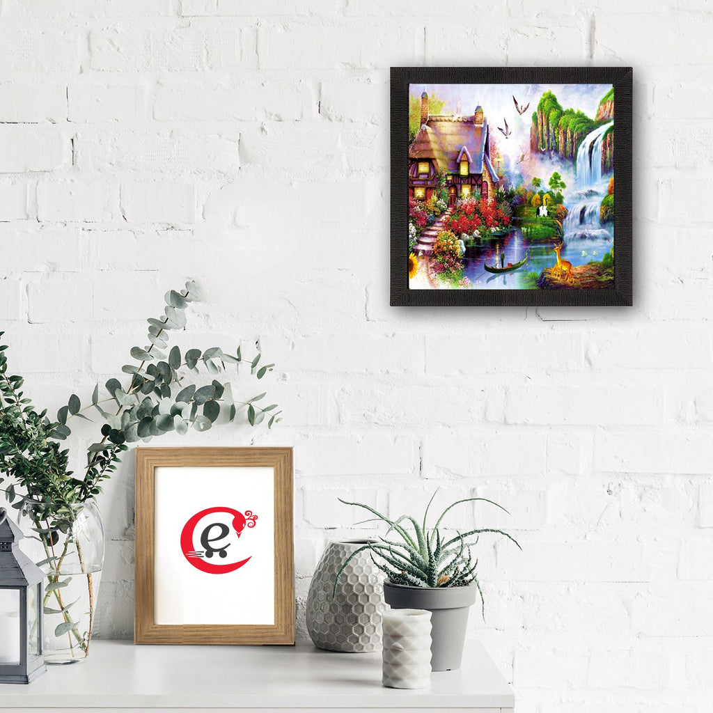 Scenery View Matt Textured UV Art Painting Kafalo