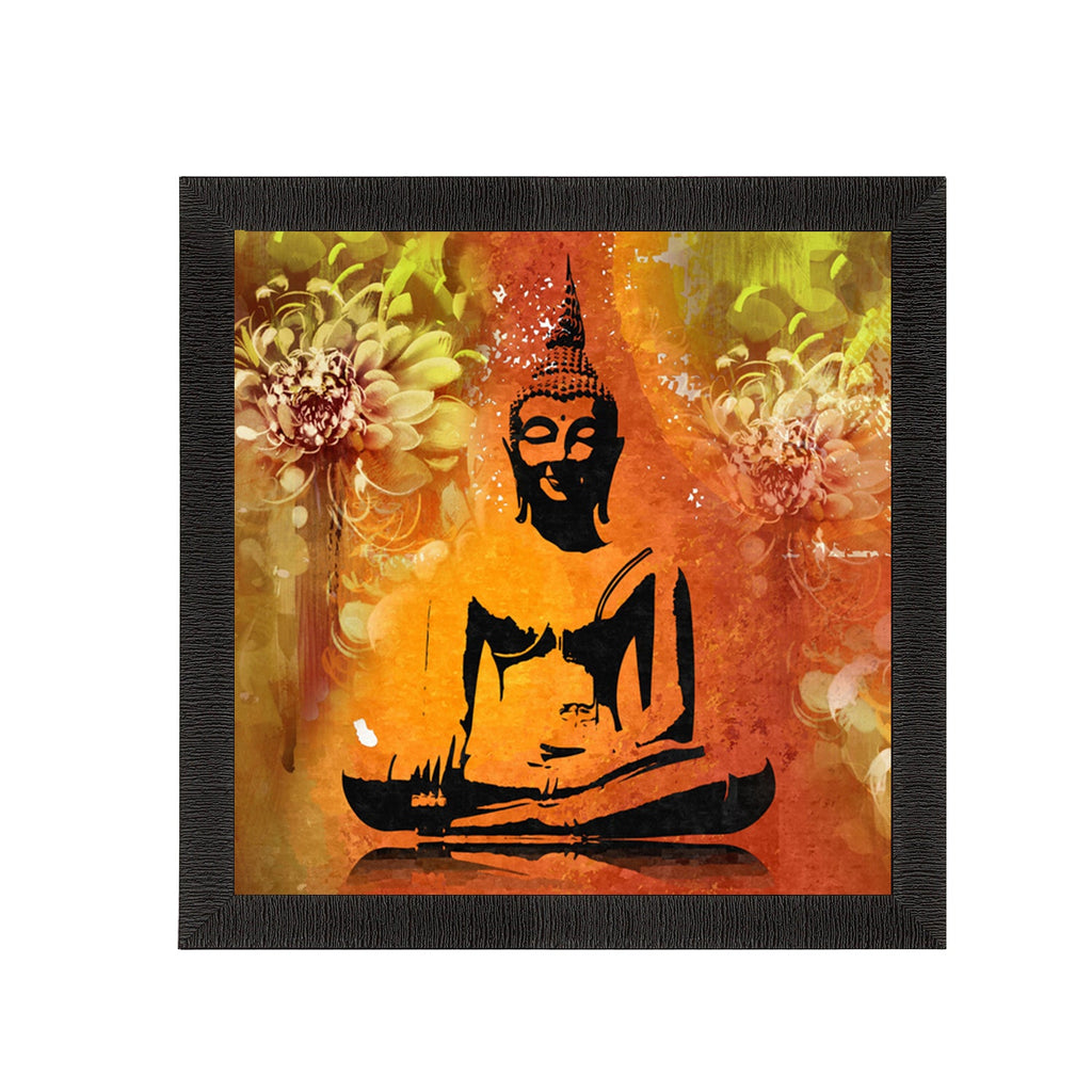 Lord Buddha Painting Digital Printed Religious Wall Art Kafalo