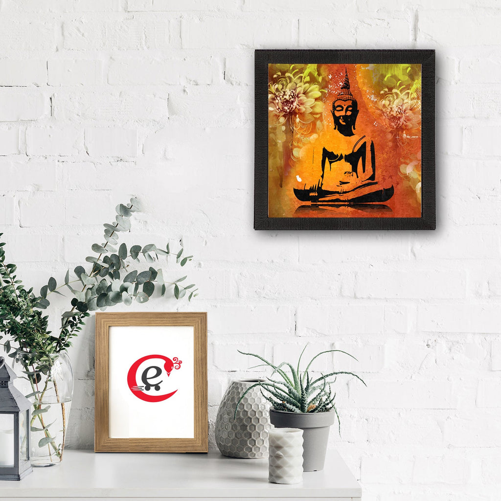 Lord Buddha Painting Digital Printed Religious Wall Art Kafalo