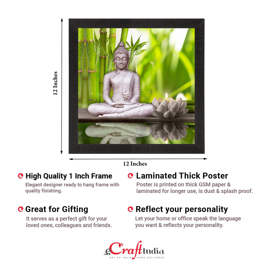 Lord Buddha Painting Digital Printed Religious Wall Art Kafalo