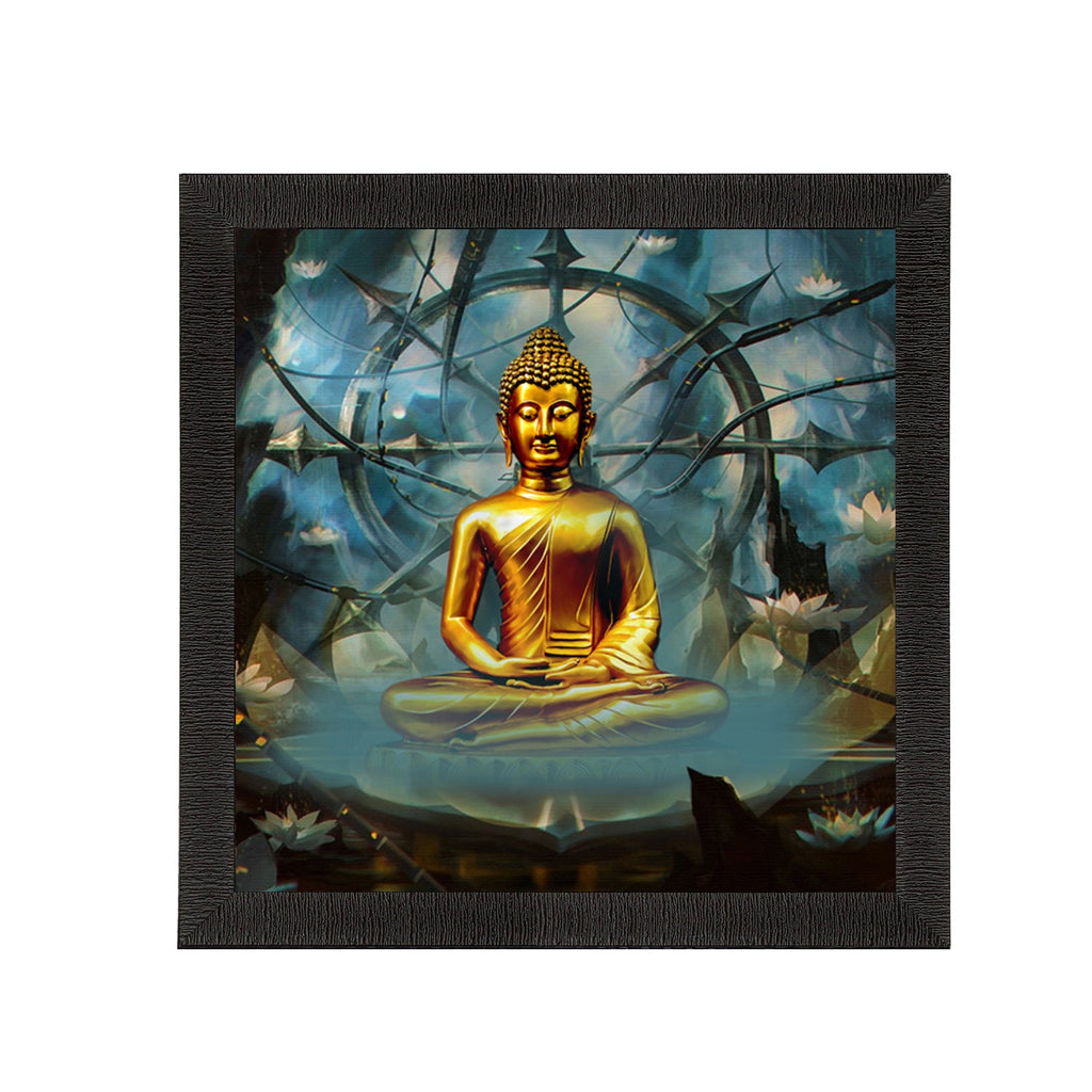Lord Buddha Painting Digital Printed Religious Wall Art Kafalo