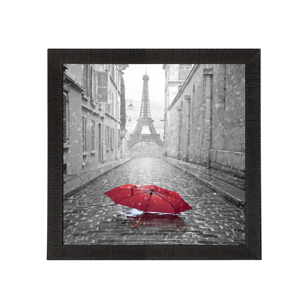 Eiffel Tower Design Satin Matt Texture UV Art Painting Kafalo