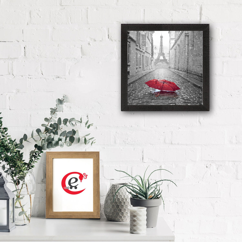 Eiffel Tower Design Satin Matt Texture UV Art Painting Kafalo