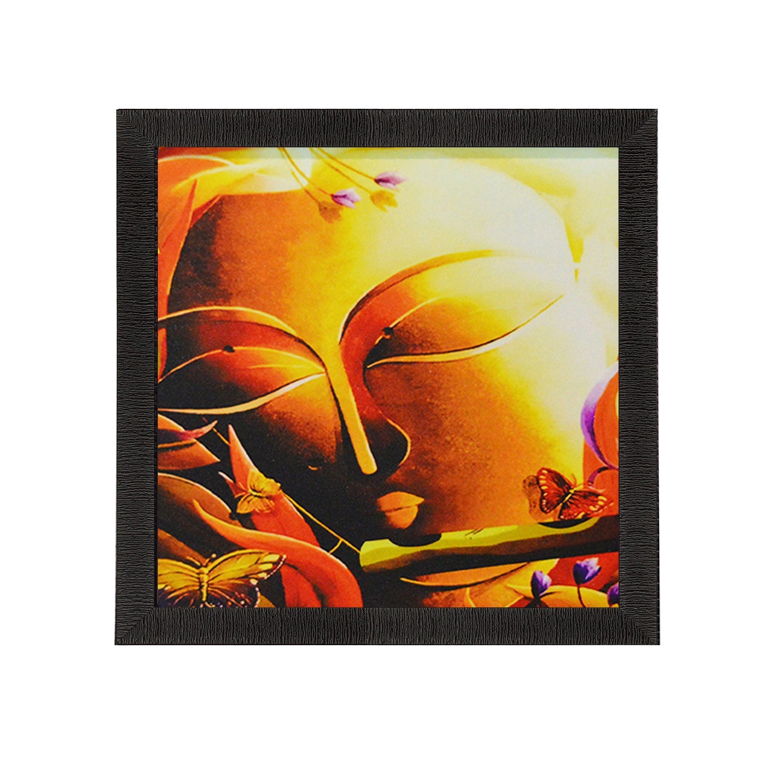 Laughing Buddha Design Satin Matt Texture UV Art Painting Kafalo