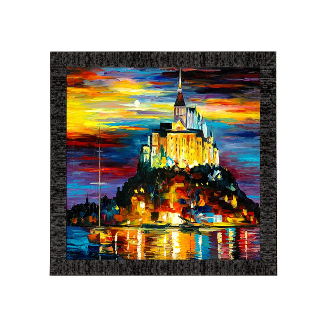 Scenery View Matt Textured UV Art Painting Kafalo