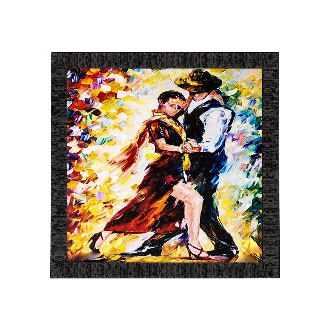 Set Beautiful Loving Couple Satin Matt Texture UV Art Painting Kafalo