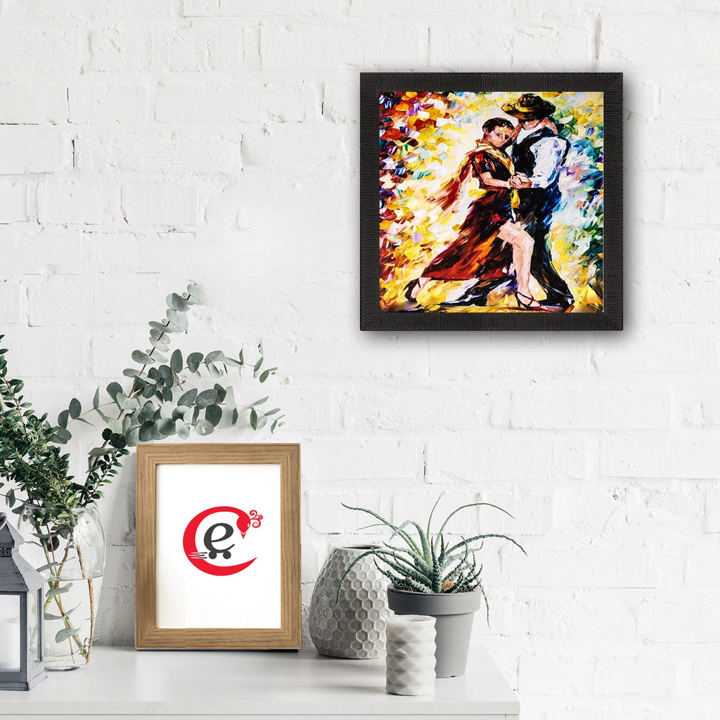 Set Beautiful Loving Couple Satin Matt Texture UV Art Painting Kafalo