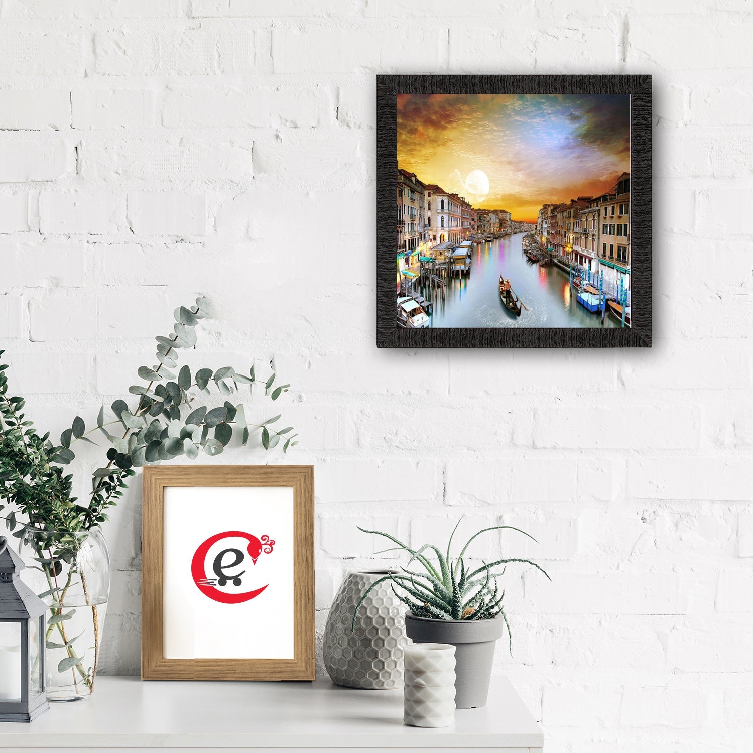 Scenery View Matt Textured UV Art Painting Kafalo