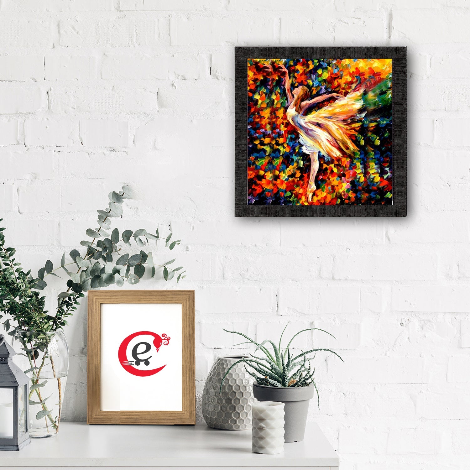 Beautiful Angel Satin Matt Texture UV Art Painting Kafalo