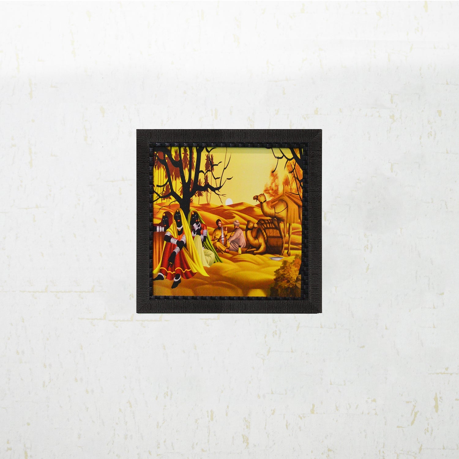 Village View Matt Textured UV Art Painting Kafalo