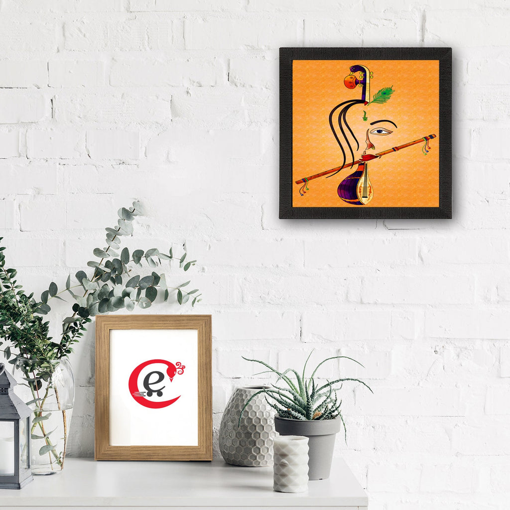 Lord Krishna Matt Texture UV Art Painting Kafalo