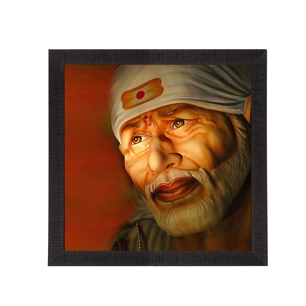 Sai Baba Matt Textured UV Art Painting Kafalo
