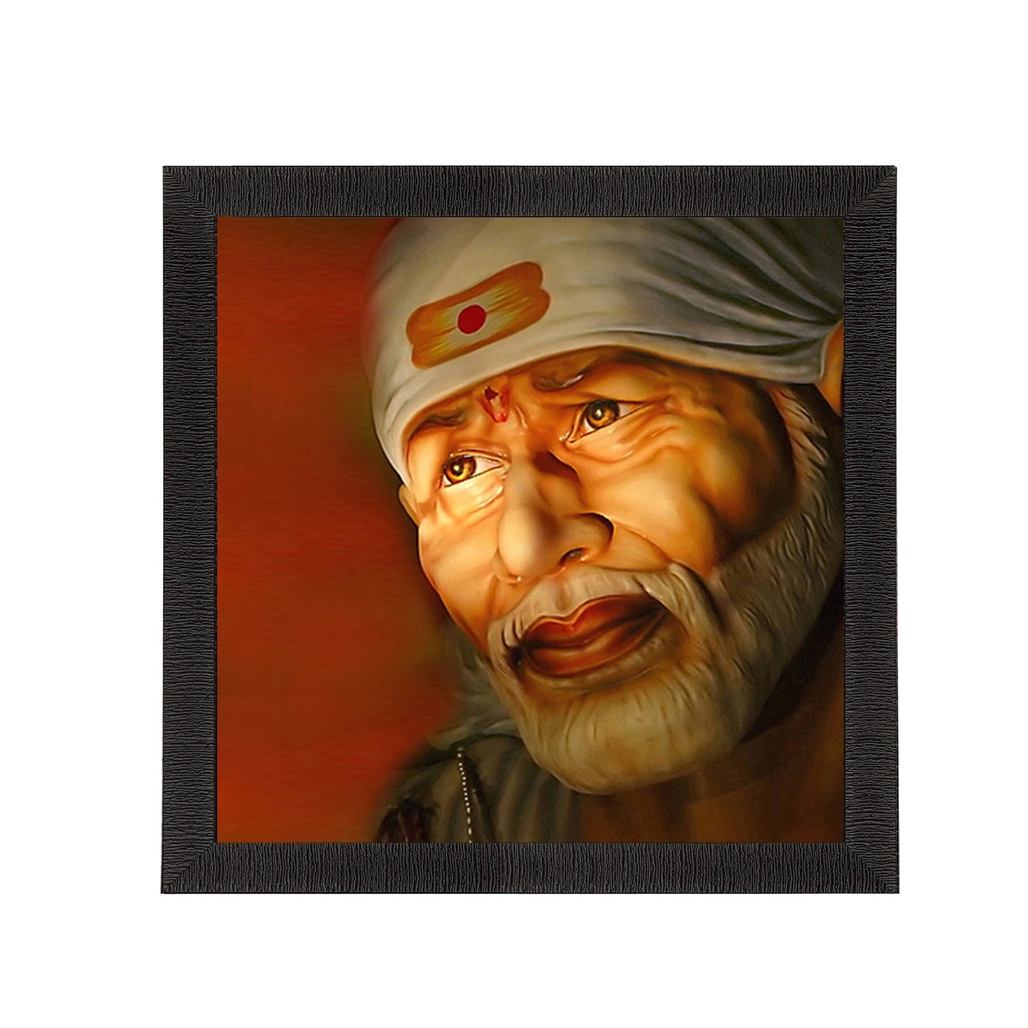 Sai Baba Matt Textured UV Art Painting Kafalo