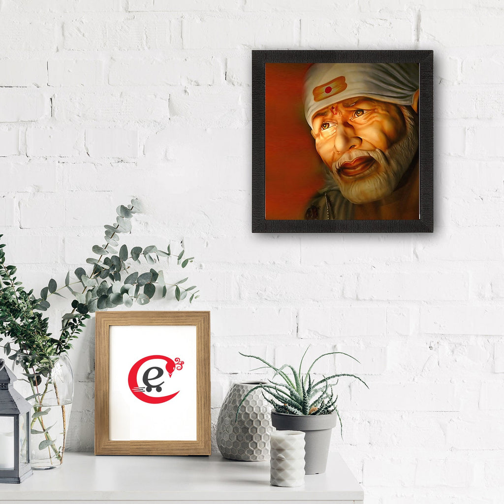 Sai Baba Matt Textured UV Art Painting Kafalo
