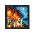 Rain Scene Satin Matt Texture UV Art Painting Kafalo