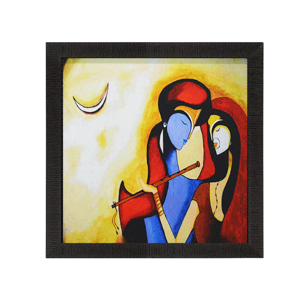 Radha Krishna Painting Digital Printed Religious Wall Art Kafalo