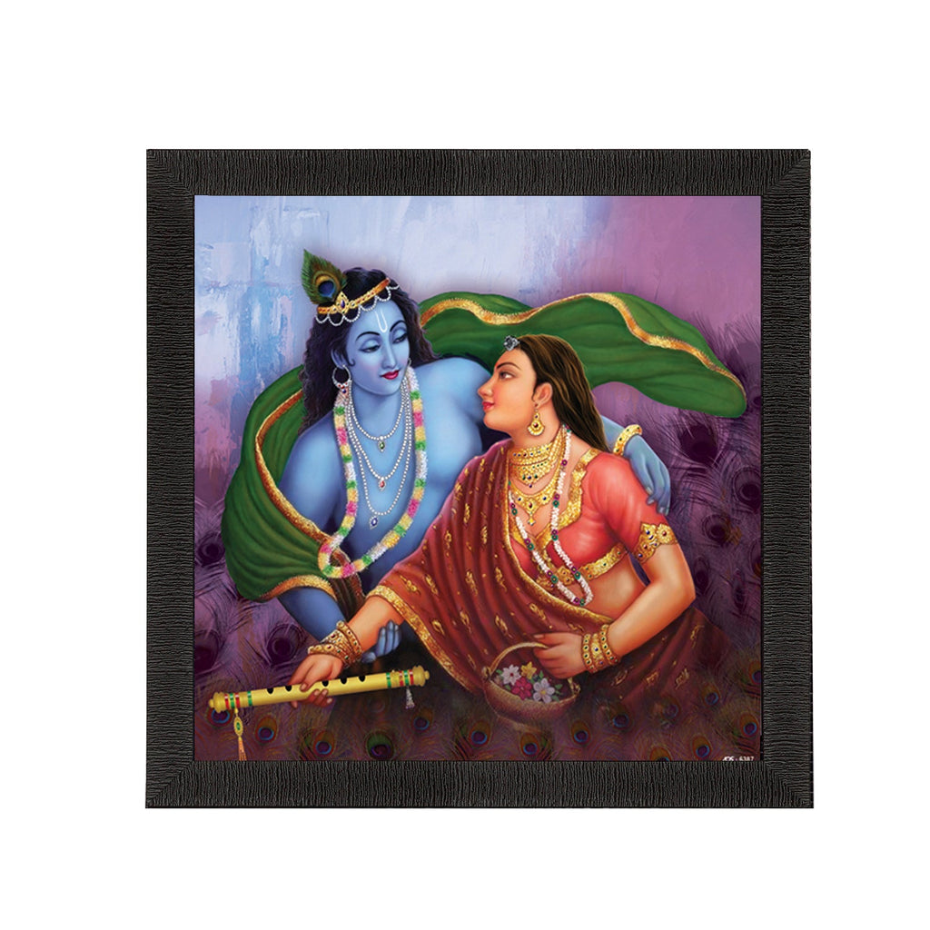 Radha Krishna Painting Digital Printed Religious Wall Art Kafalo