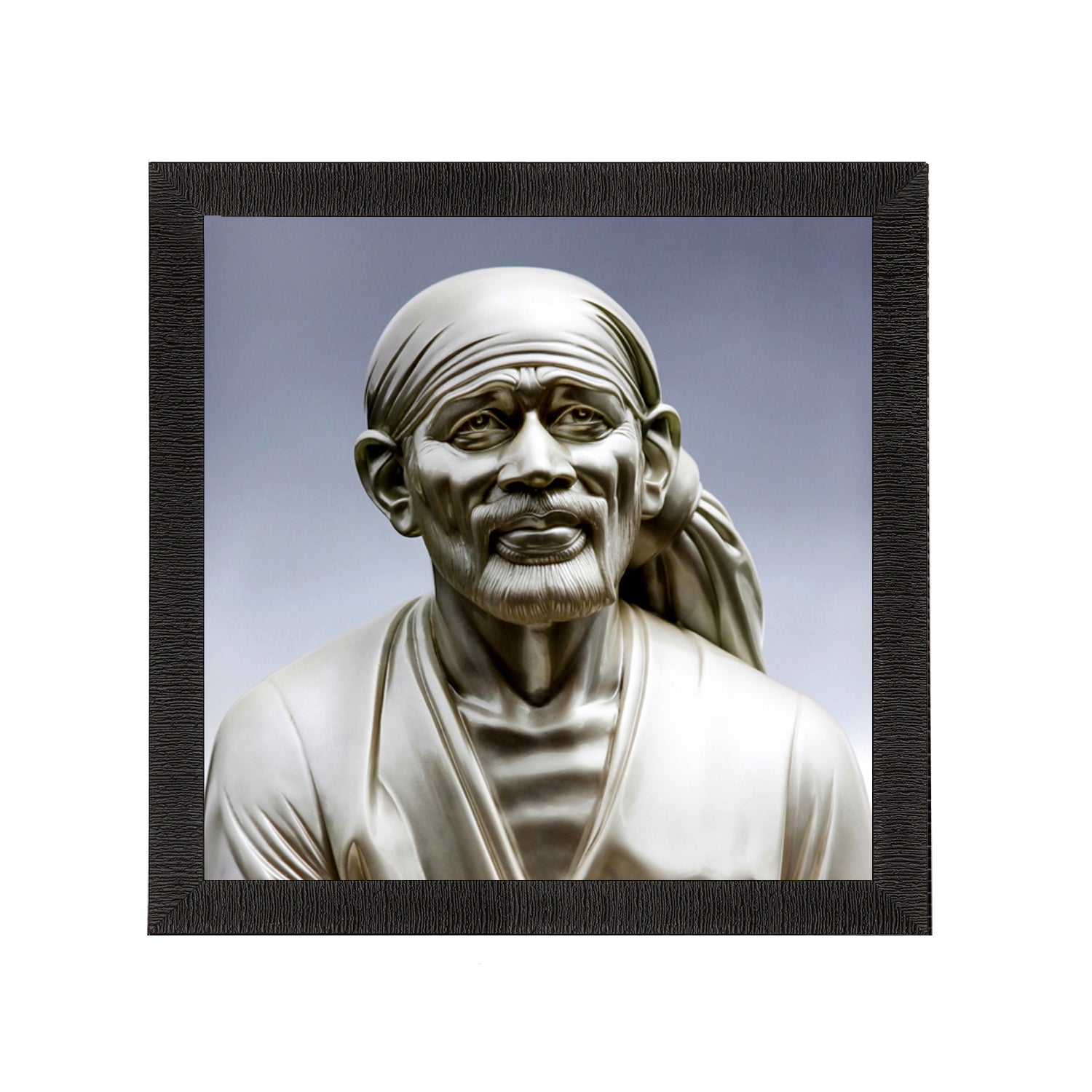 Sai Baba Satin Matt Texture UV Art Painting Kafalo