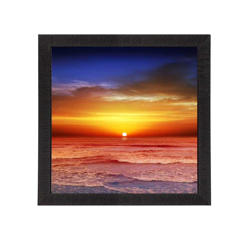 SunSet View Satin Matt Texture UV Art Painting Kafalo