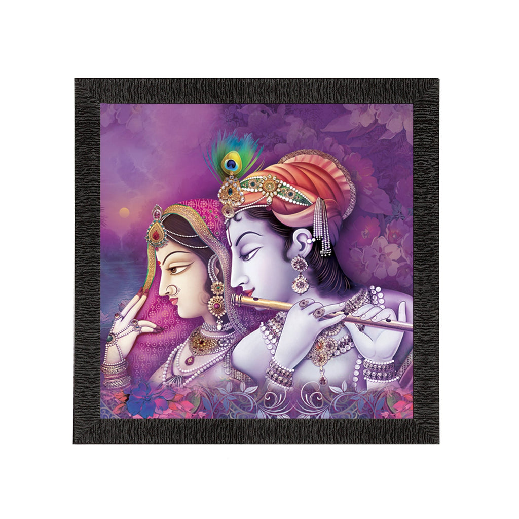Radha Krishna Painting Digital Printed Religious Wall Art Kafalo
