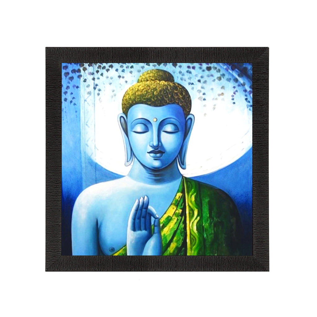 Spiritual Lord Buddha Satin Matt Texture UV Art Painting Kafalo