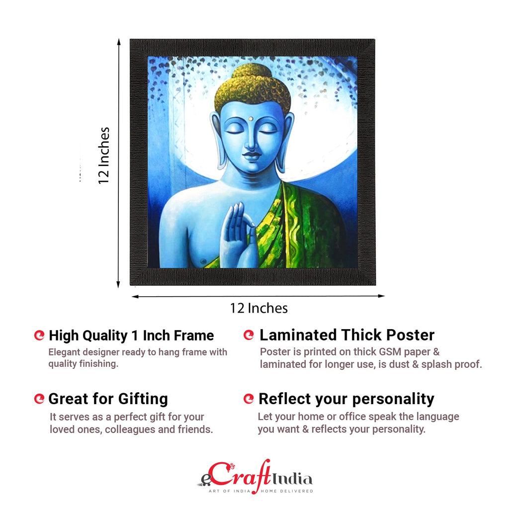 Spiritual Lord Buddha Satin Matt Texture UV Art Painting Kafalo