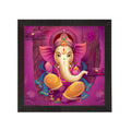 Lord Ganesha Satin Matt Texture UV Art Painting Kafalo