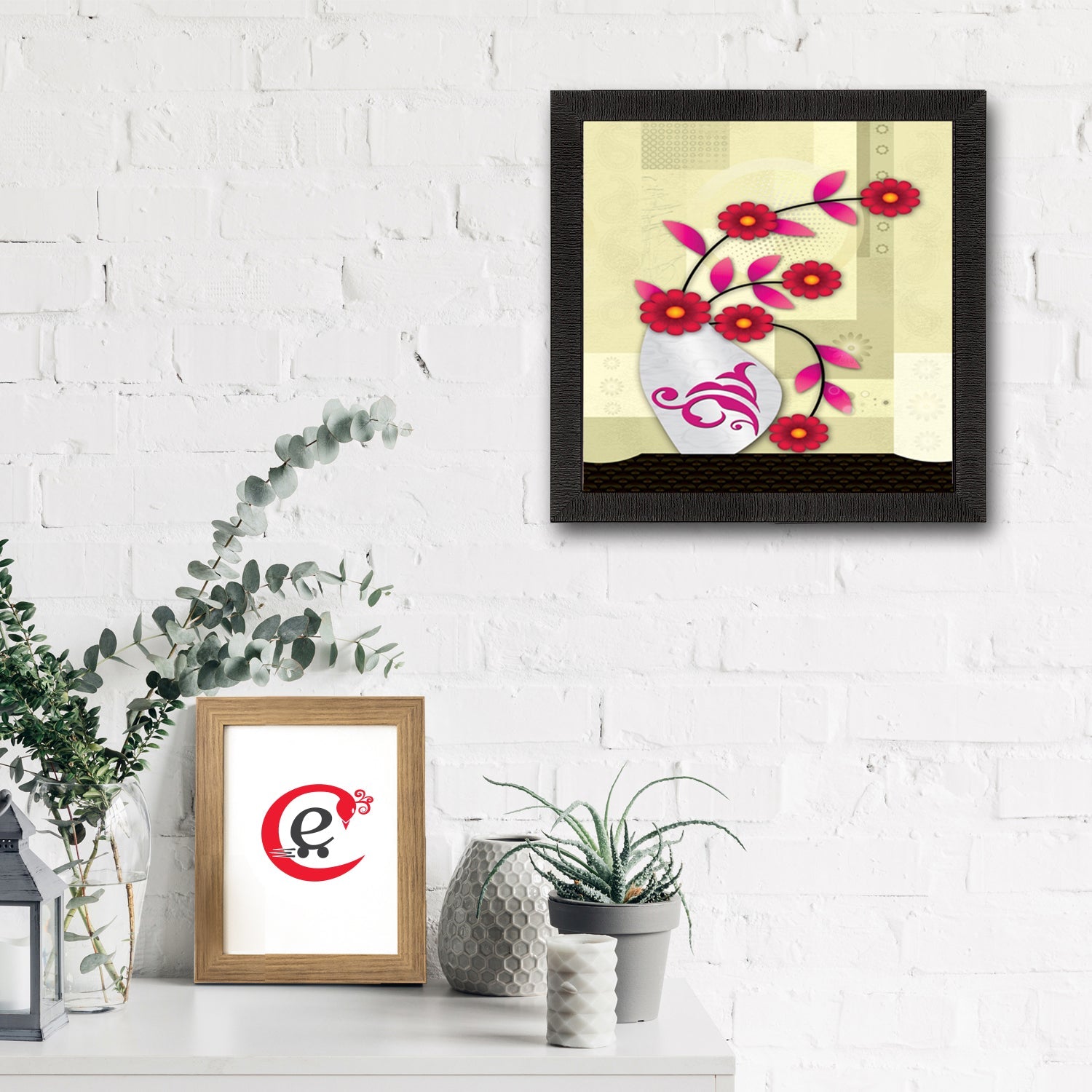 Floral Satin Matt Texture UV Art Painting Kafalo