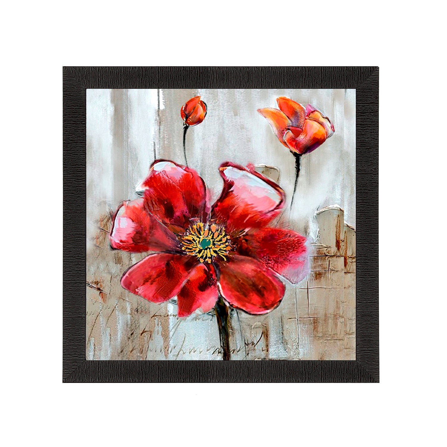 Flower Painting Digital Printed Floral Wall Art Kafalo