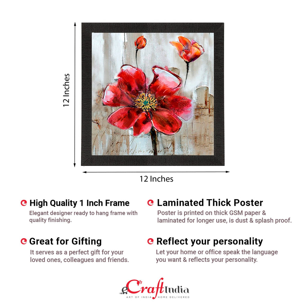 Flower Painting Digital Printed Floral Wall Art Kafalo