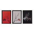 Set of 3 Abstract Tree View Satin Matt Texture UV Art Painting Kafalo
