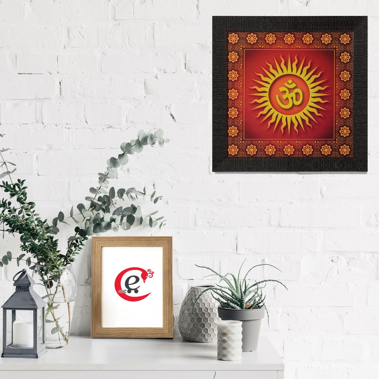 Om Satin Matt Texture UV Art Painting Kafalo