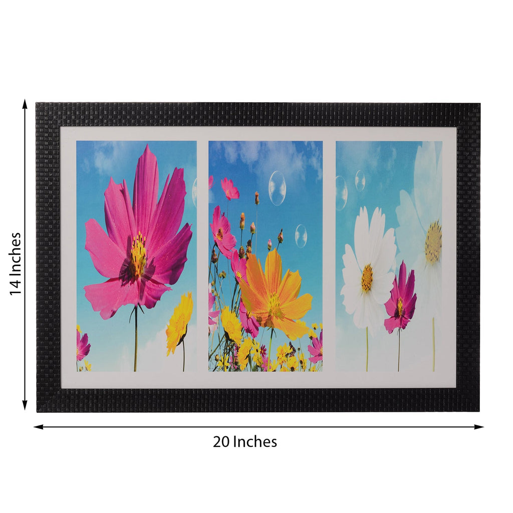 Colorful Floral Satin Matt Texture UV Art Painting Kafalo
