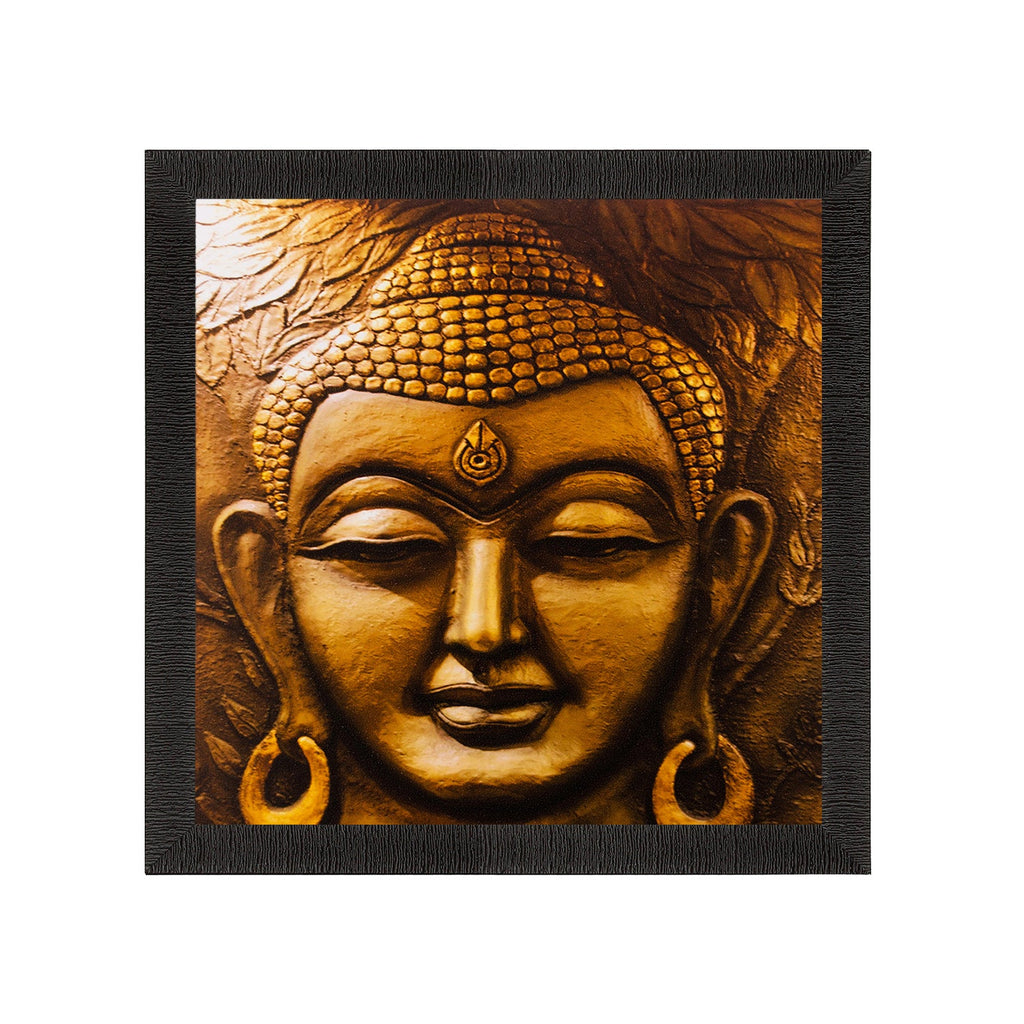 Lord Buddha Face Painting Digital Printed Religious Wall Art Kafalo