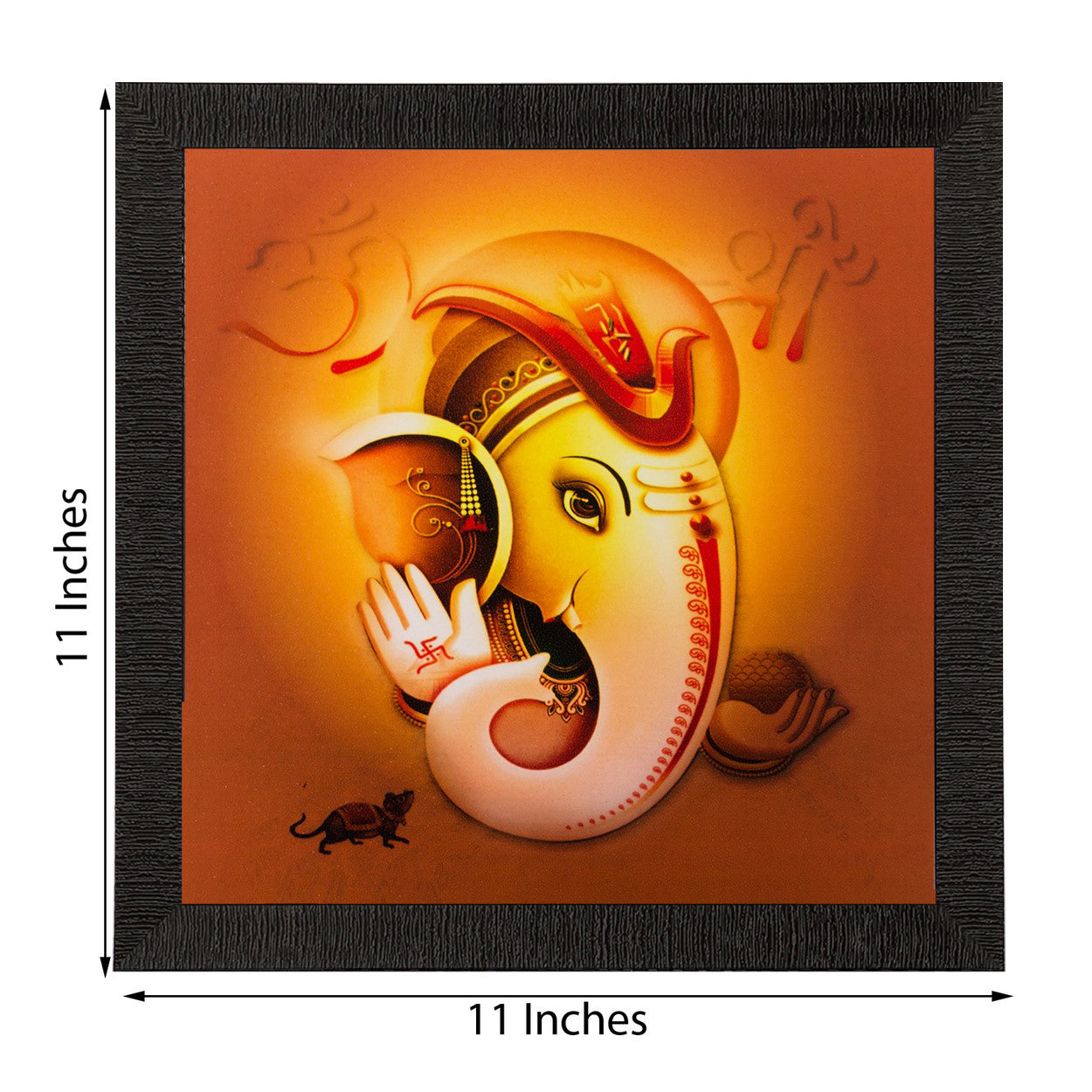 Lord Ganesha Matt Textured UV Art Painting Kafalo