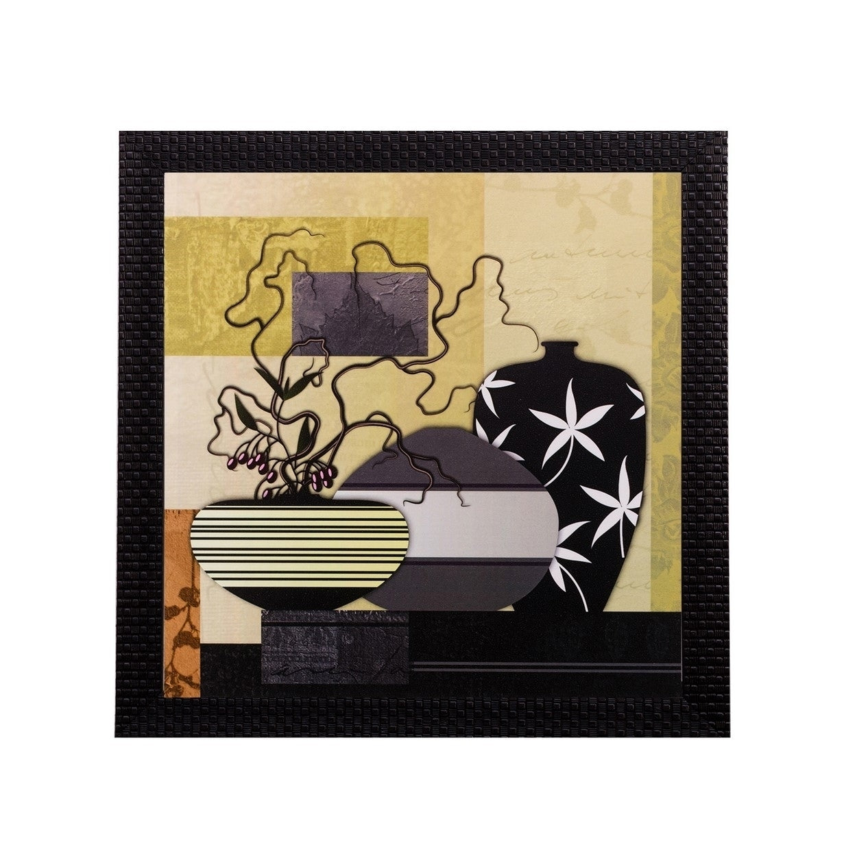 Botanical Matt Textured UV Art Painting Kafalo