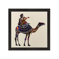 Villager on Camel Matt Textured UV Art Painting Kafalo