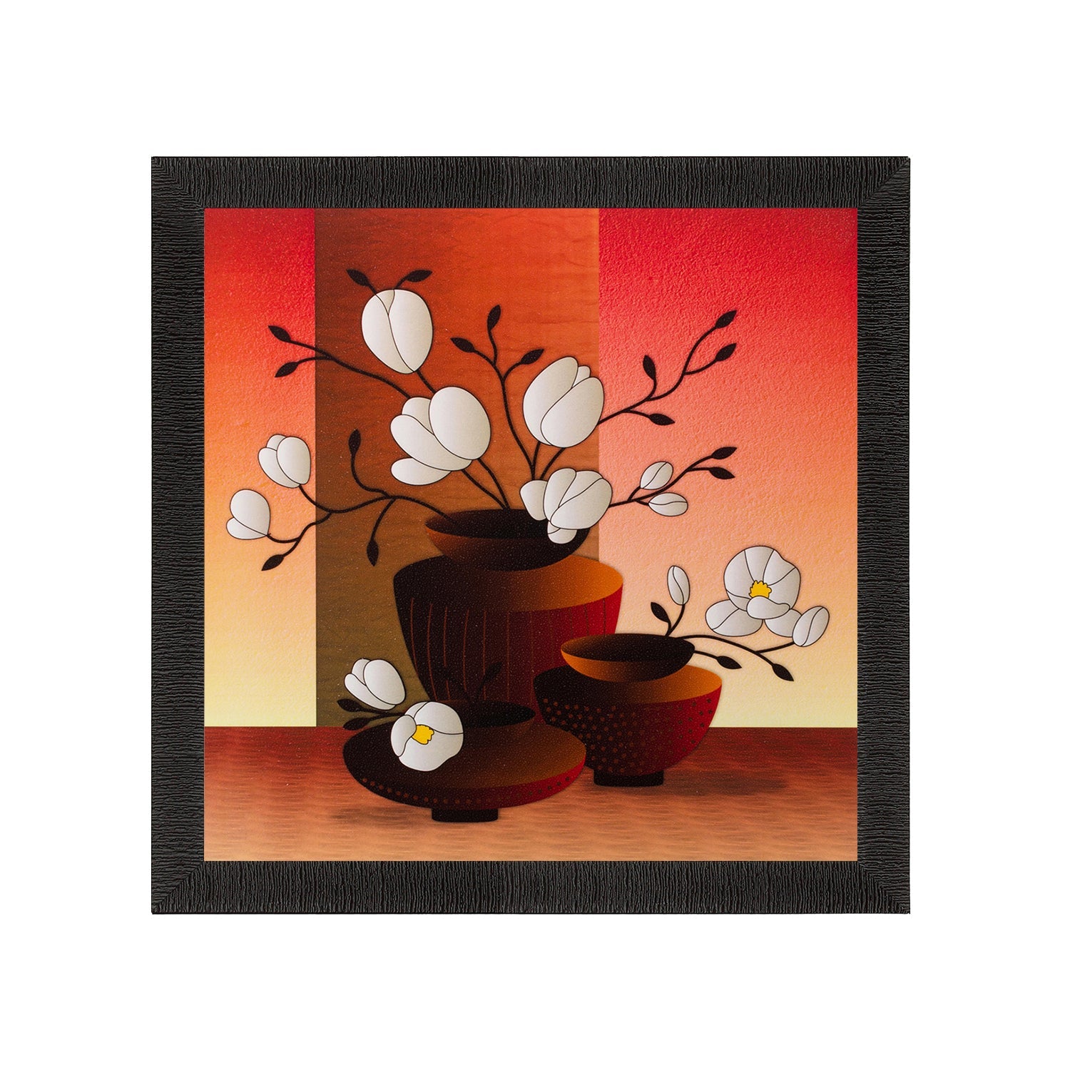 Botanical Matt Textured UV Art Painting Kafalo