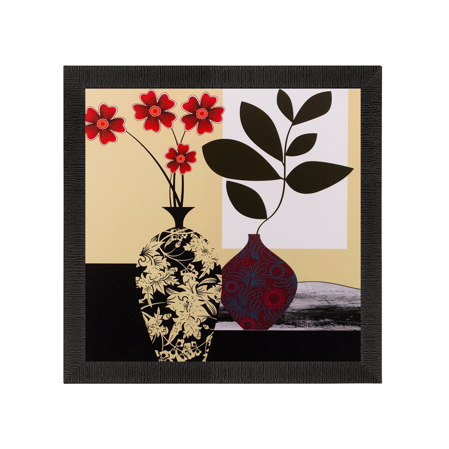 Botanical Matt Textured UV Art Painting Kafalo