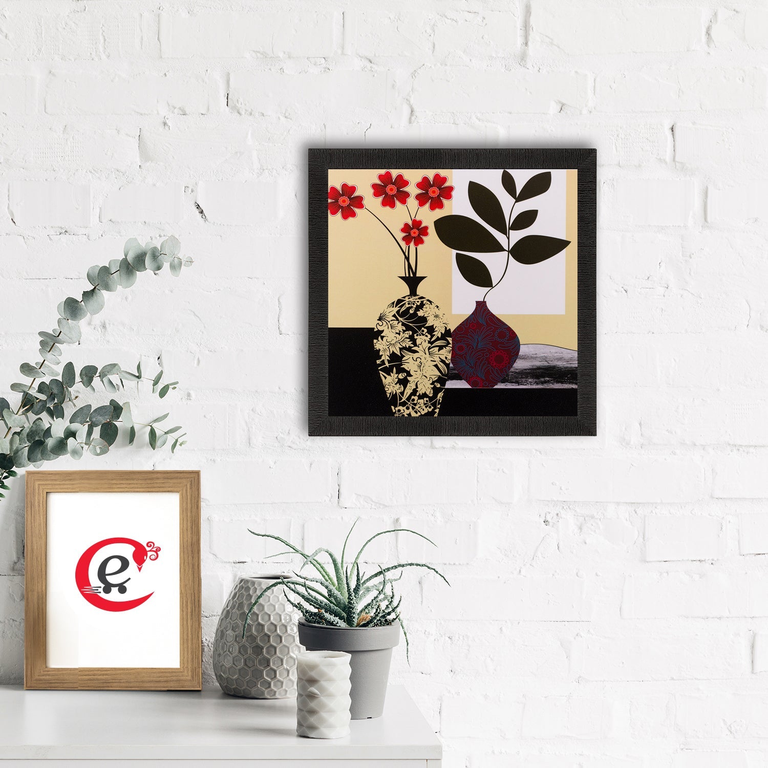 Botanical Matt Textured UV Art Painting Kafalo