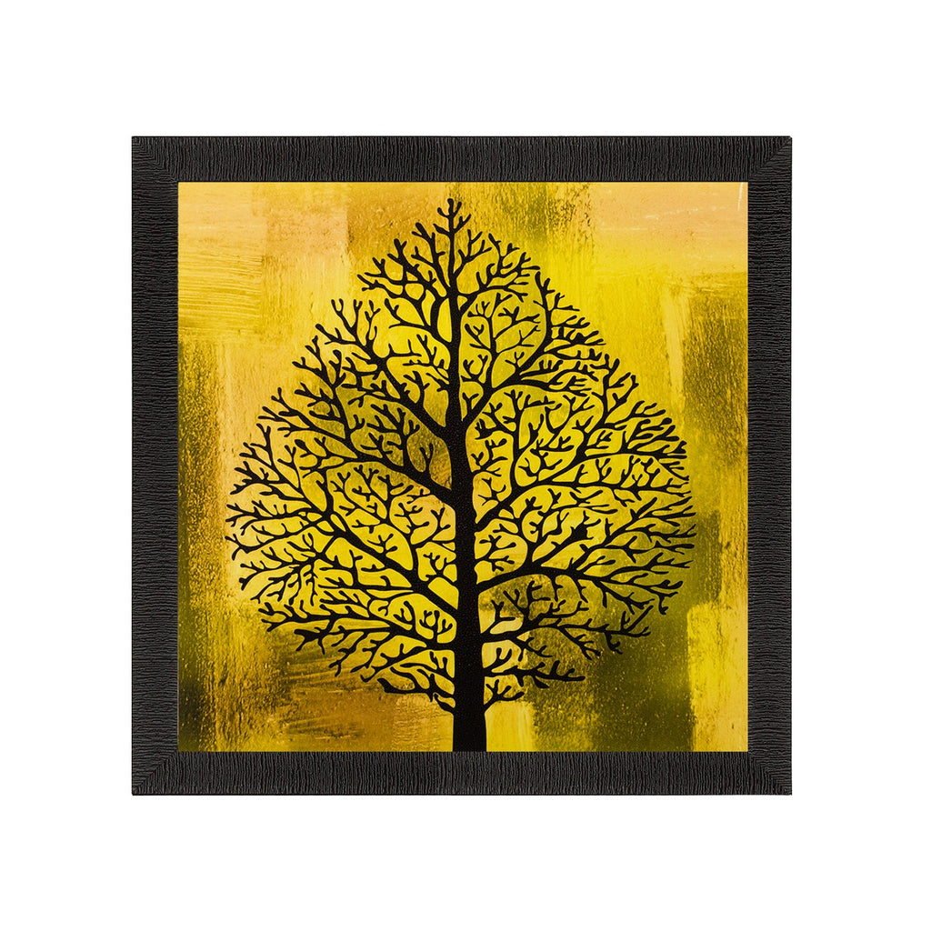 Tree Design Matt Textured UV Art Painting Kafalo
