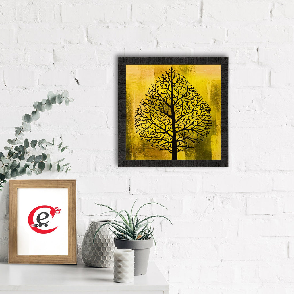 Tree Design Matt Textured UV Art Painting Kafalo
