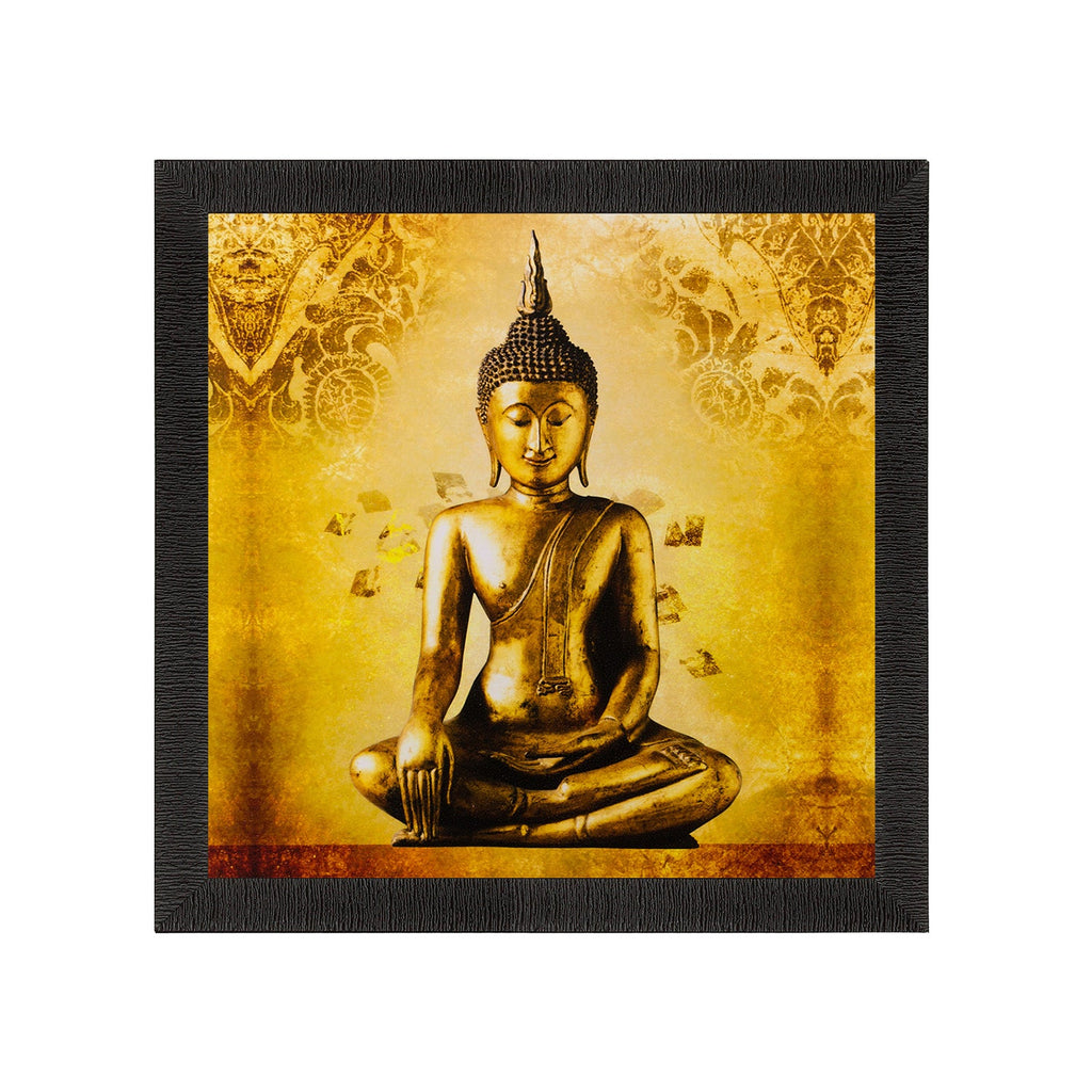 Meditating Buddha Painting Digital Printed Religious Wall Art Kafalo