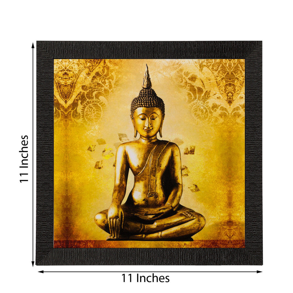 Meditating Buddha Painting Digital Printed Religious Wall Art Kafalo